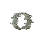 Anello a Fascia Silver Lines in Acciaio Silver