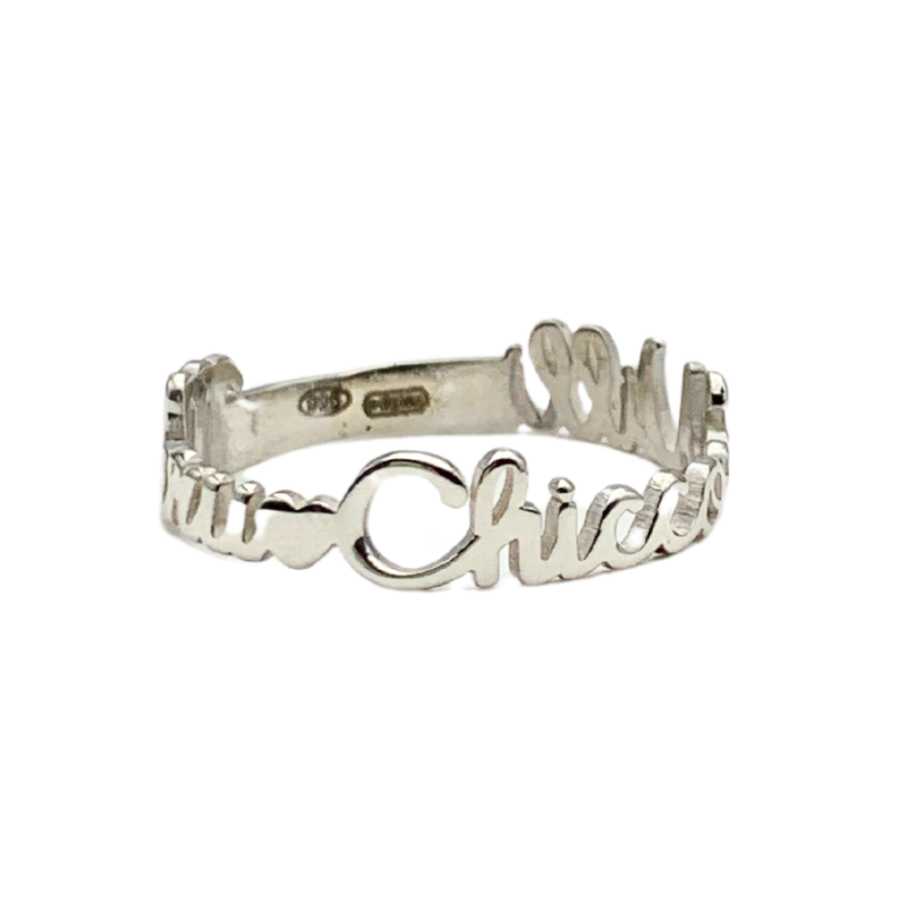 Anello Tre Nomi Personalizzabile - WJ Gioielli