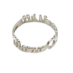 Anello Tre Nomi Personalizzabile - WJ Gioielli