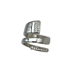 Anello Pure Twist in Acciaio Silver