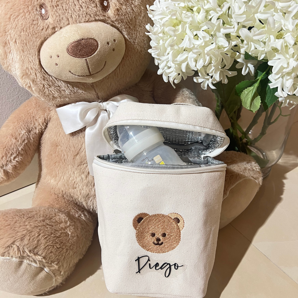 borsa termica porta biberon neonato personalizzabile con nome