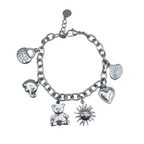 Bracciale Charms in Acciaio Silver - WJ Gioielli