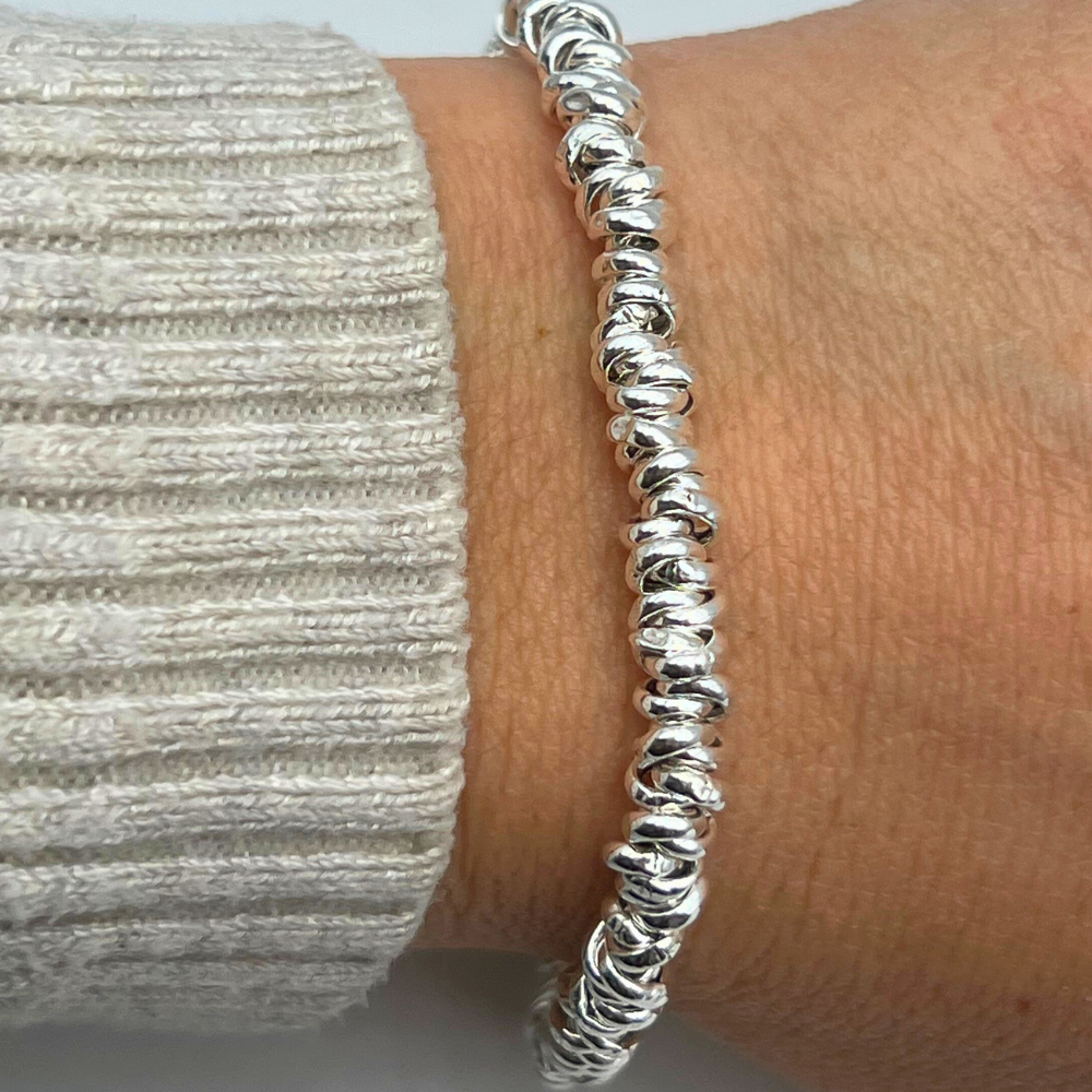 Bracciale a Catena con Nodini - WJ Gioielli