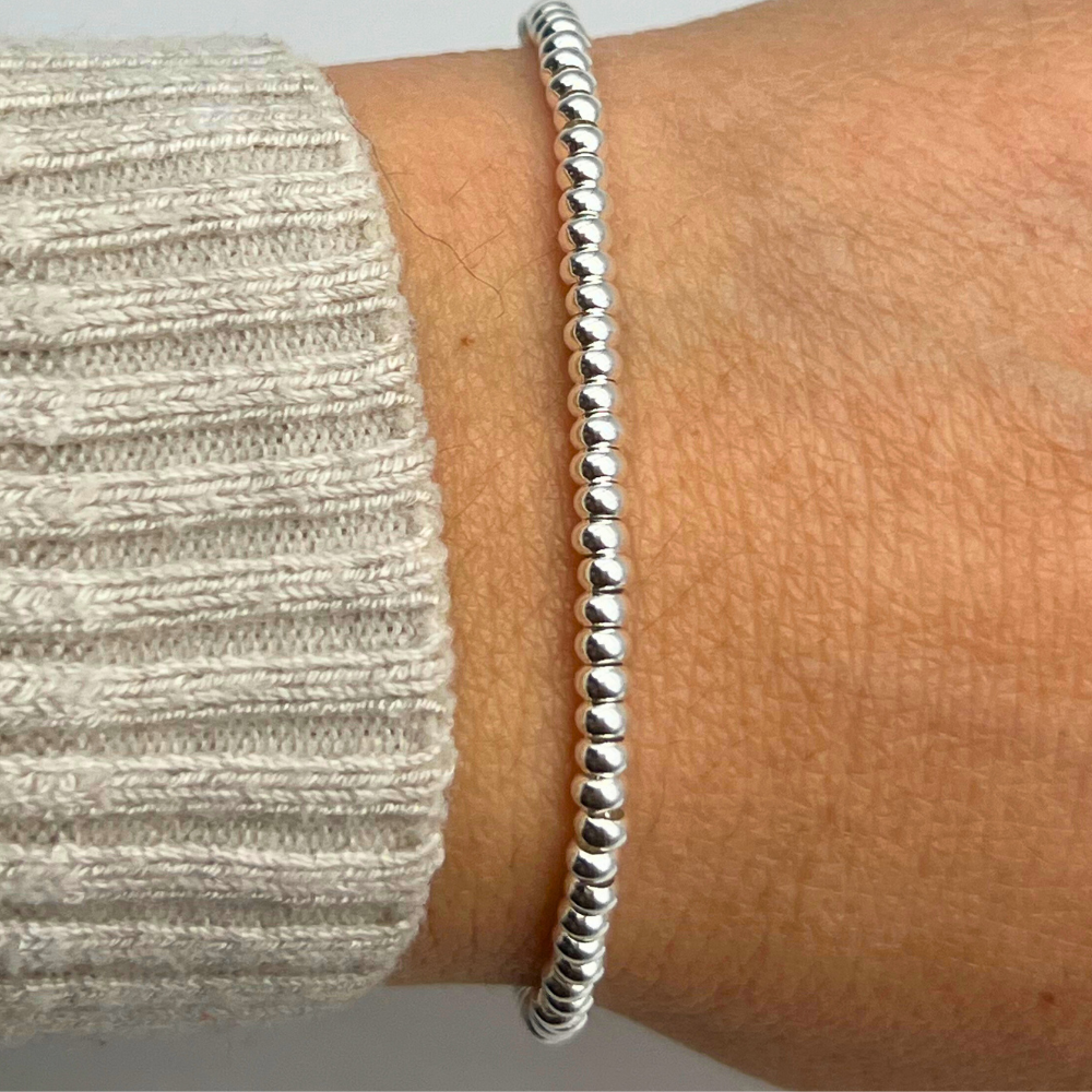 Bracciale Rondelle in Argento 925 - WJ Gioielli