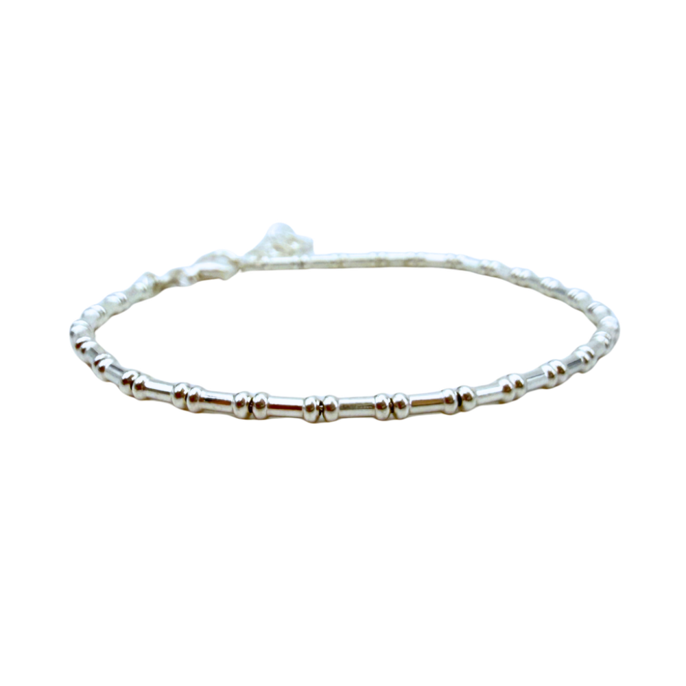 Bracciale Cilindri Mini in Argento 925