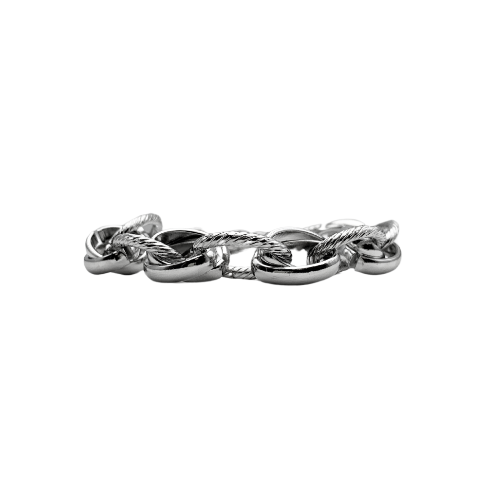 Bracciale Big Chain in Acciaio Silver - WJ Gioielli