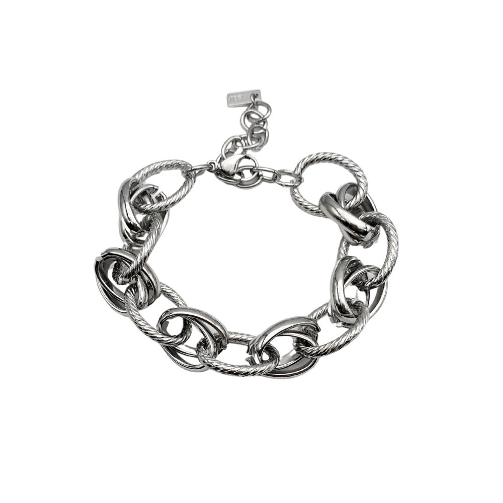Bracciale Big Chain in Acciaio Silver - WJ Gioielli