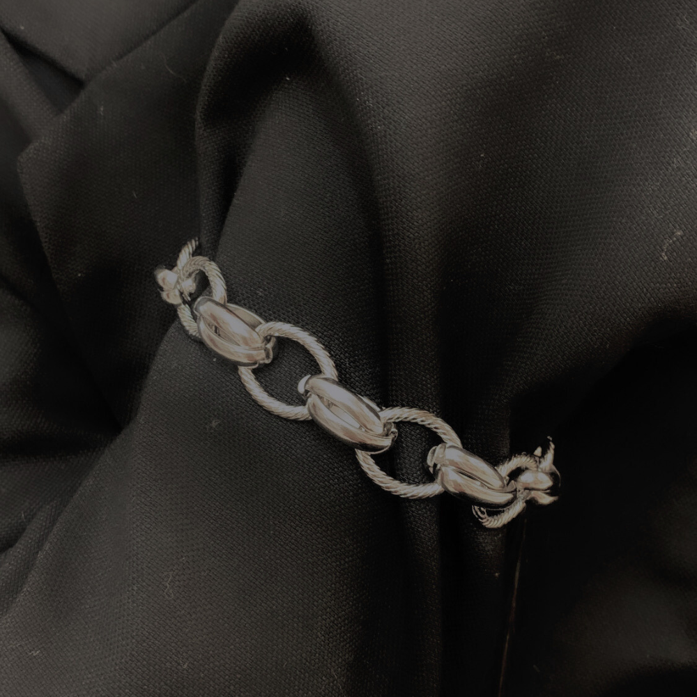 Bracciale Big Chain in Acciaio Silver - WJ Gioielli