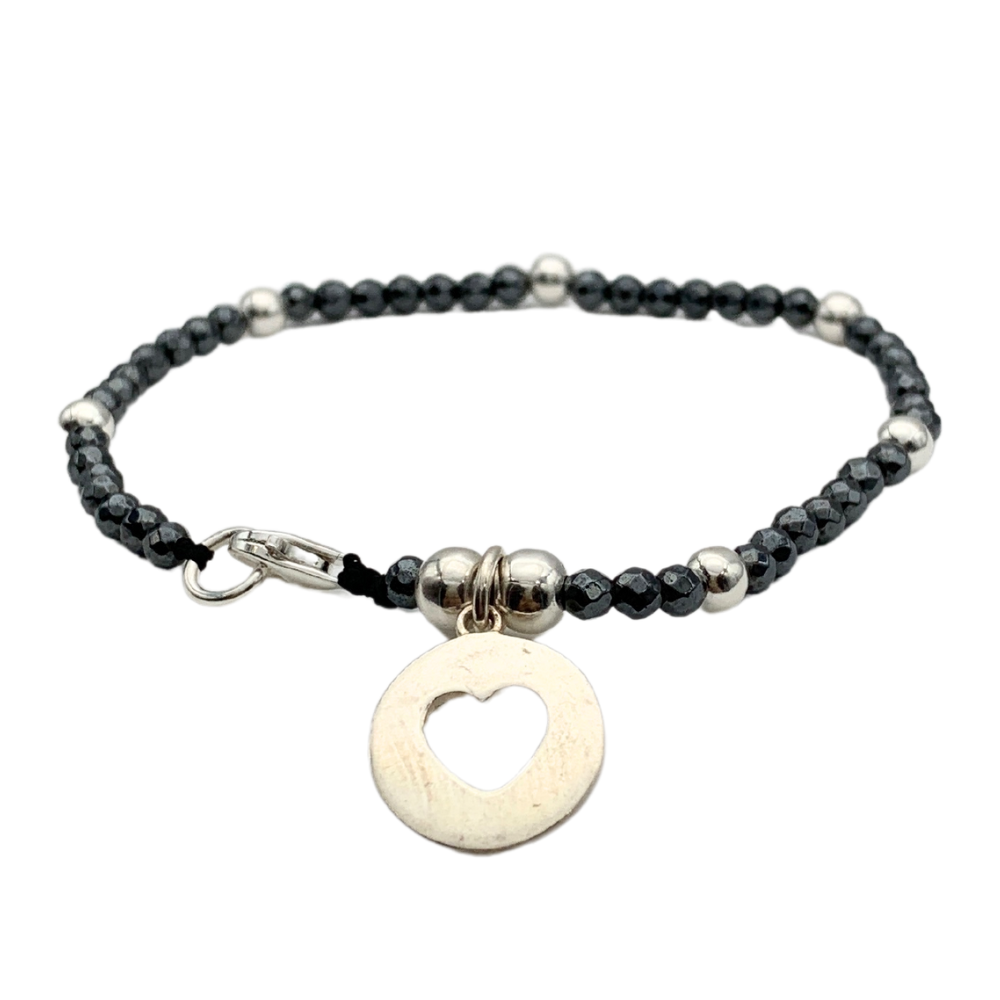 Bracciale Donna Love con Ciondolo Personalizzabile - WJ Gioielli