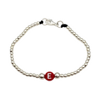 Bracciale Letter con Pepite in Argento Silver - WJ Gioielli