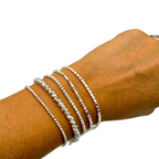 Bracciale Cilindri Mini in Argento 925