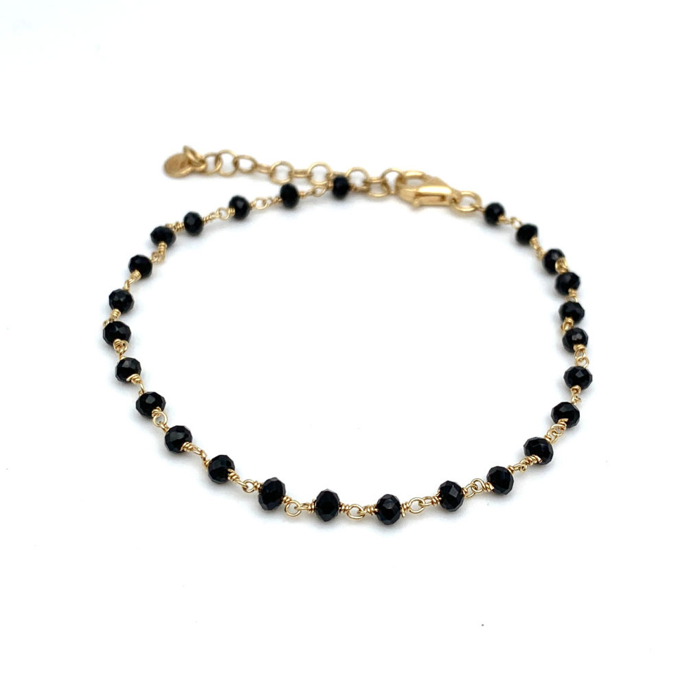 bracciale rosario gold in argento 925