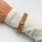Bracciale Sparkling Harmony in Acciaio Gold - WJ Gioielli