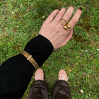 Bracciale Sparkling Harmony in Acciaio Gold - WJ Gioielli