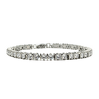 Bracciale Tennis in Acciaio Silver - WJ Gioielli
