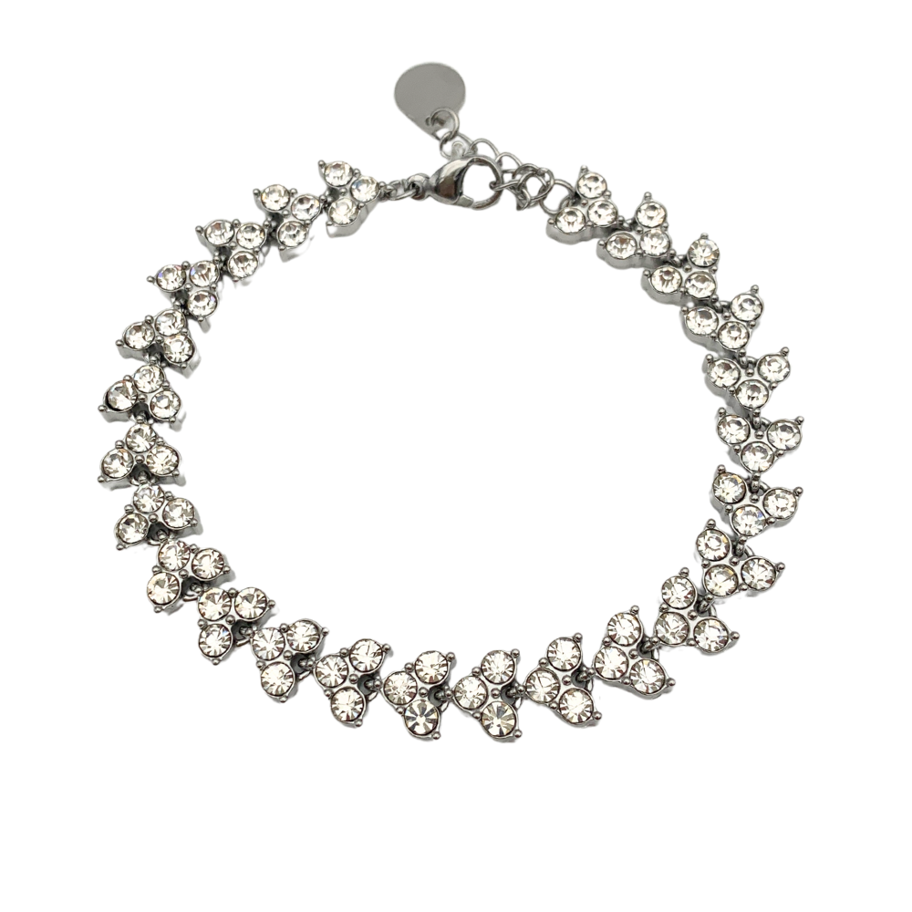 Bracciale Tennis Glimmering Big in Acciaio Silver - WJ Gioielli