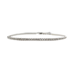 Bracciale Tennis Zirconi Bianchi in Argento Silver - WJ Gioielli
