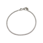 Bracciale Tennis Zirconi Bianchi in Argento Silver - WJ Gioielli