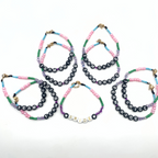 bracciali addio al nubilato con perline colorate