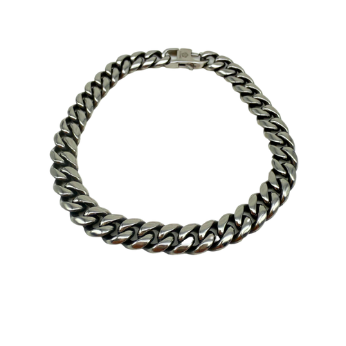 Bracciale Chain in Acciaio Silver – Maglia Grumetta