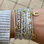 Bracciale Rondelle in Argento 925 - WJ Gioielli