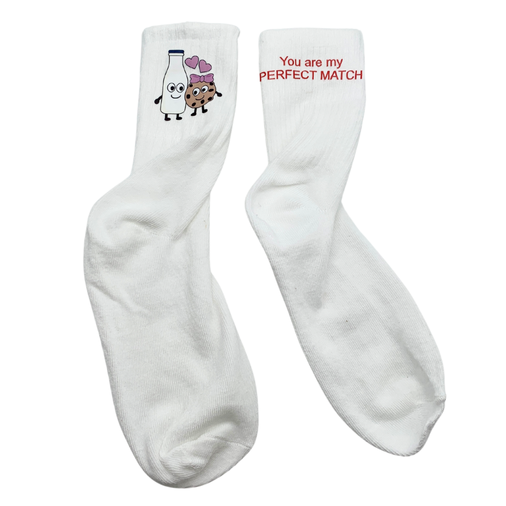 Calzini Latte e Biscotto Personalizzabili