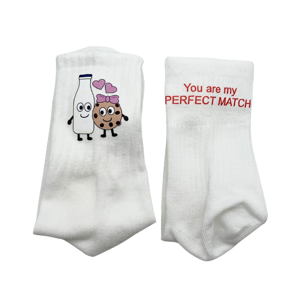 Calzini Latte e Biscotto Personalizzabili