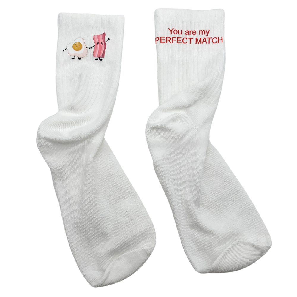 Calzini Uova e Pancetta Personalizzabili