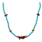 Choker Mare Antico in Acciaio Gold