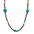 Choker Tramonto Corallino in Acciaio Gold
