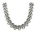 Collana Chunky con Chiusura a Timone in Acciaio Silver
