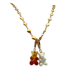 Collana Teddy in Acciaio Gold