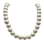 Collana Aurora Ceramica Bianca in Acciaio Gold