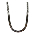 Collana Spine in Acciaio Silver
