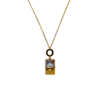 Collana Celestial Grace in Acciaio Gold
