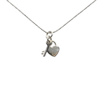 Collana Chiavi del Cuore in Argento Silver
