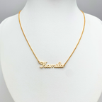 Collana con Nome Corsivo Personalizzabile
