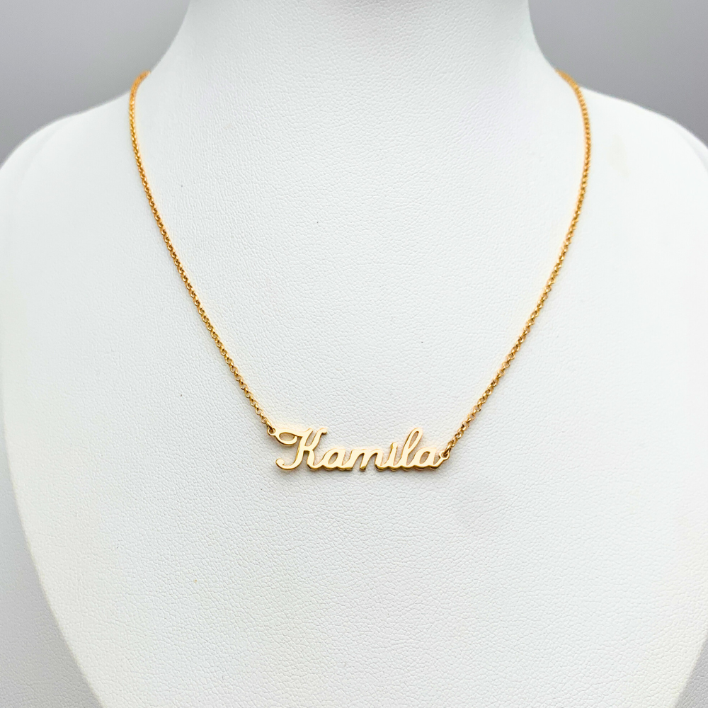 Collana con Nome Corsivo Personalizzabile