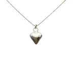 Collana Cuore Bombato Personalizzabile in Argento Silver