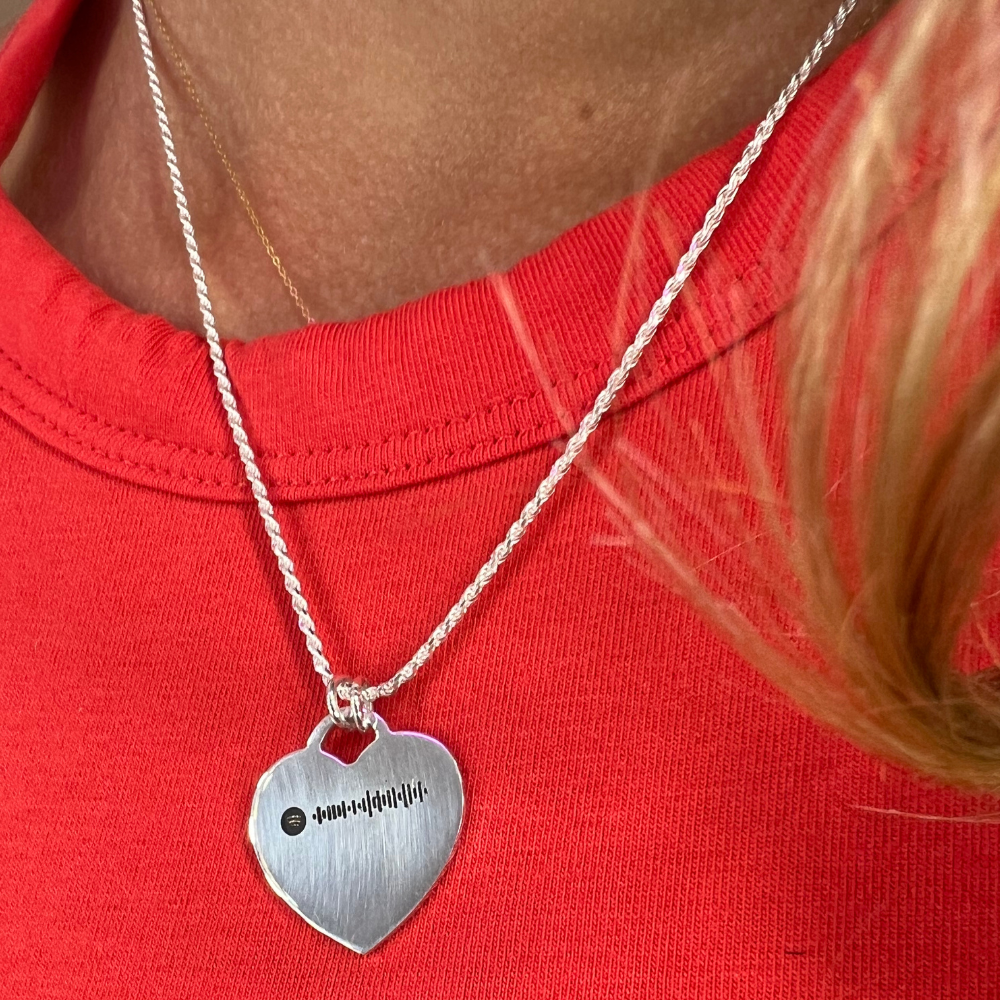 Collana Cuore Personalizzata con Spotify