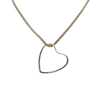 Collana Cuore Stilizzato in Argento Silver