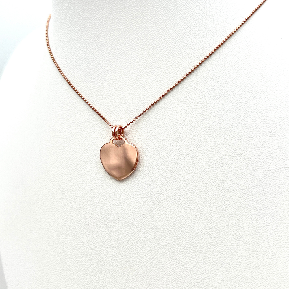 collana in argento color rose