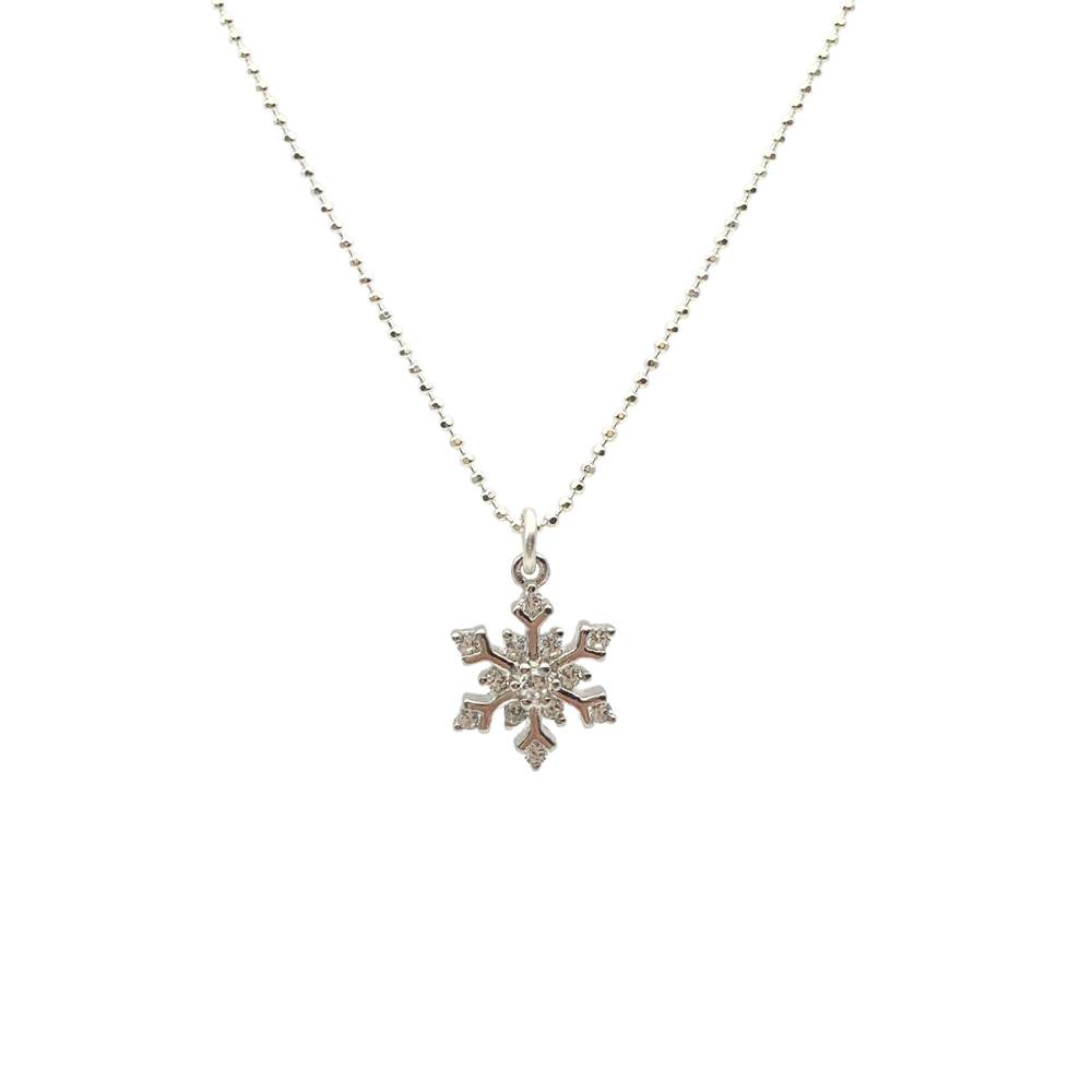 Collana Fiocco di Neve in Argento Silver