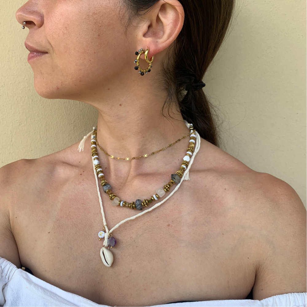 collana gipsy indossata