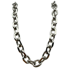 Collana Grumetta Big in Acciaio Silver