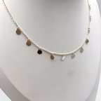 collana in argento 925 silver con medagliette pendenti