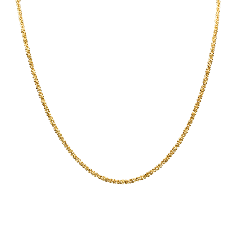 Collana Minimal in Argento Gold