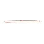 Collana Minimal in Argento Rosè