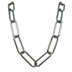 Collana Catena Minimal in Acciaio Silver