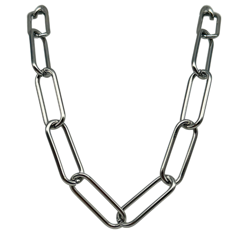 Collana Catena Minimal in Acciaio Silver